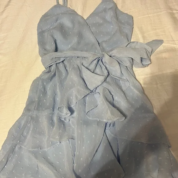 Selfie Leslie | Dresses | Selfie Leslie Light Blue Dress | Poshmark